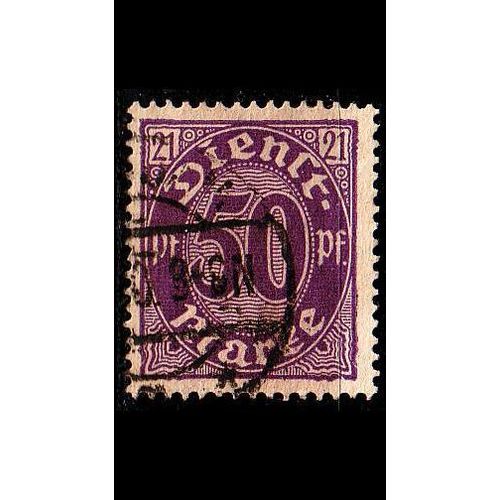 GERMANY REICH Dienst [1920] MiNr 0021 ( O/used ) [La]