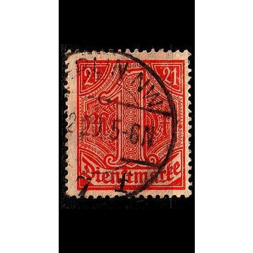 GERMANY REICH Dienst [1920] MiNr 0022 ( O/used ) [La]