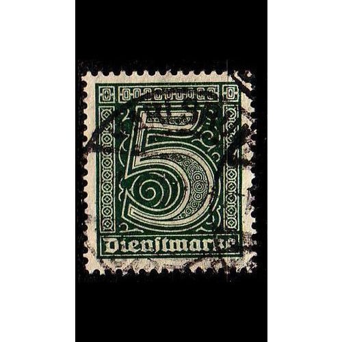 GERMANY REICH Dienst [1920] MiNr 0023 ( O/used )