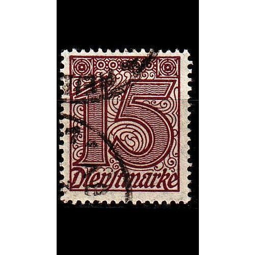 GERMANY REICH Dienst [1920] MiNr 0025 ( O/used ) [La]