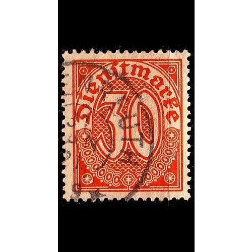 GERMANY REICH Dienst [1920] MiNr 0027 ( O/used )