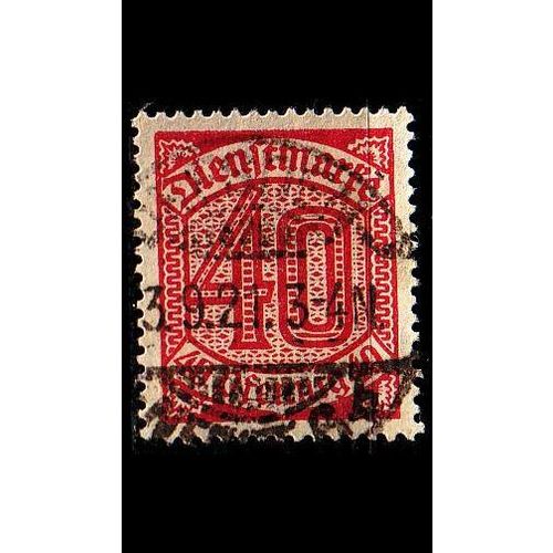 GERMANY REICH Dienst [1920] MiNr 0028 ( O/used ) [La]