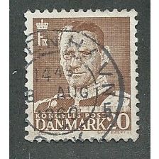 DEN 1948 20o 'KING FREDERIK IX' FINE USED (EBID42-950)