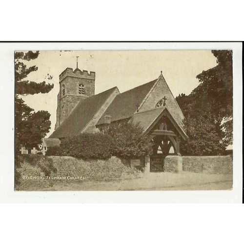Sussex BOGNOR Felpham Church Postcard by RB