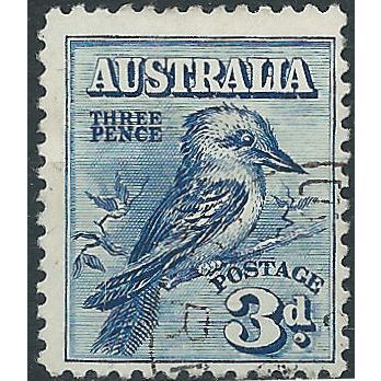 Australia 1928 SG106 3d Blue National Stamp Exhibition Fine Used .. ..