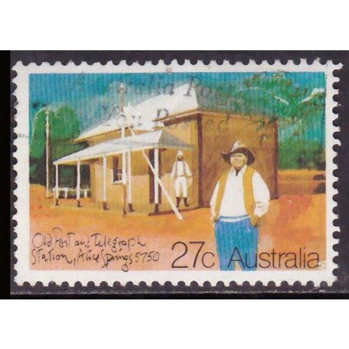 Australia 1982 Post Office Alice Springs Telegraph Station 27c Used Stamp