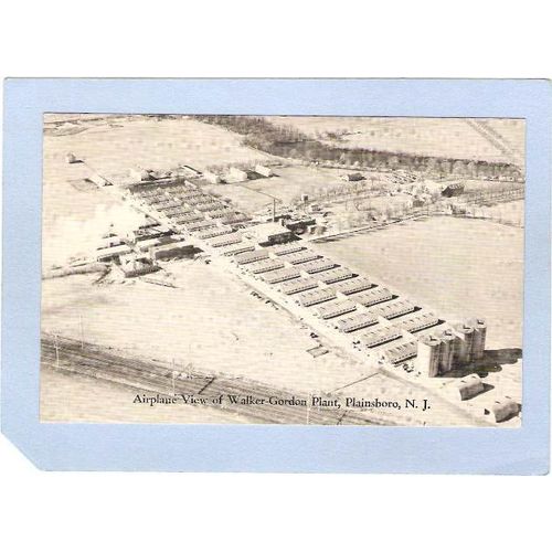 New Jersey Plainsboro Airplane View Of Walker-Gordon Plant~1419