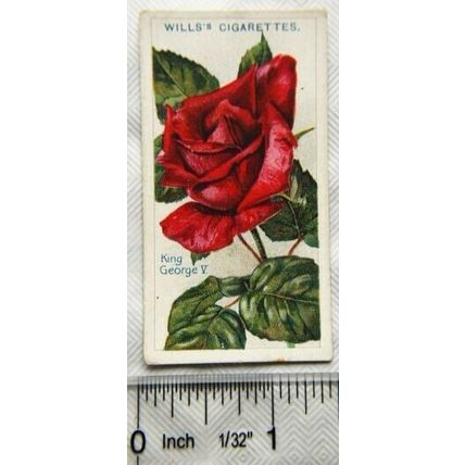1914 Wills Roses 2nd Series No. 87 King George V