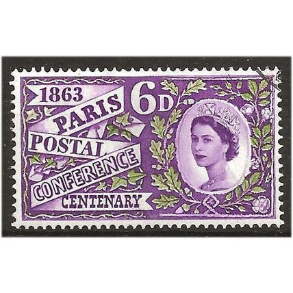 1963 Paris Phosphor SG636p Very Fine Used.