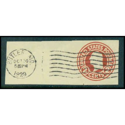 Used U429 2c George Washington Fine Cut Square WA3046