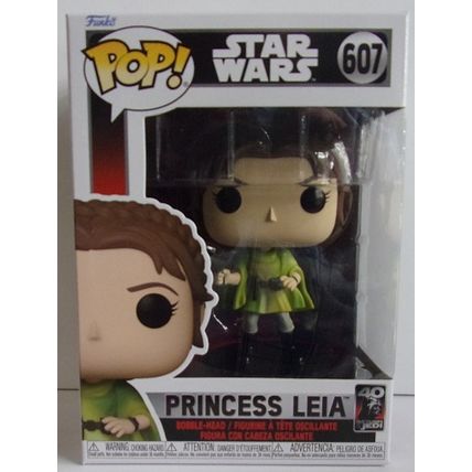 Funko / Pop ' STAR WARS ' 40th ROTJ LEIA / ENDOR