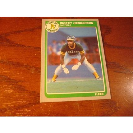 1985-1990, 4-Cards, RICKEY HENDERSON, Fleer/Donruss/UD