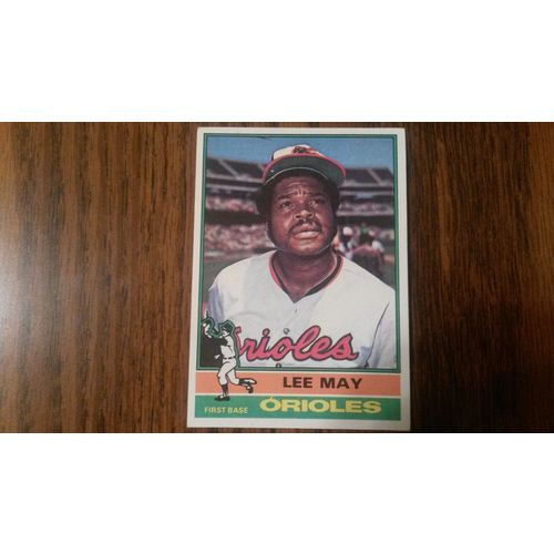 1976 Topps Card # 210 Lee May Very Good (3) Baltimore Orioles