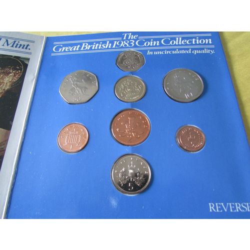 1983 QUEEN ELIZABETH II THE GREAT BRITISH 1983 COIN COLLECTION. AS