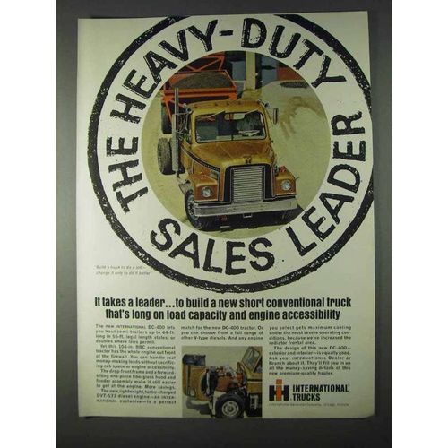 1966 International Harvester DC-400 Truck Ad - Leader
