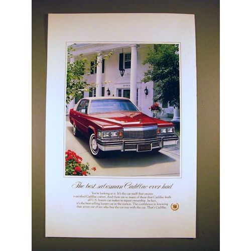 1979 Cadillac Car Ad - Best Salesman!