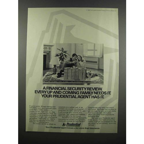 1983 Prudential Insurance Ad - Financial Security