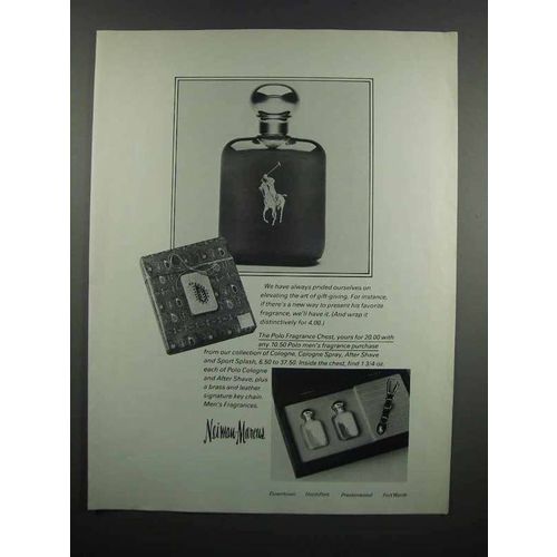 1983 Neiman-Marcus Polo Cologne Ad