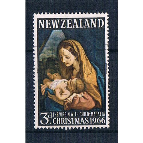 New Zealand 1966 SG262 NZ10 Christmas 3d Used Stamp