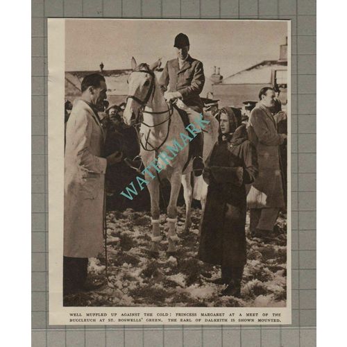 C3108) Buccleuch Meet St Boswell's Green Earl of Dalkeith - 1952 Clip