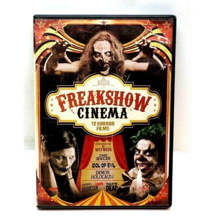 Freakshow Cinema: 12 Horror Films (DVD, 2013, 3-Disc Set) (L6)