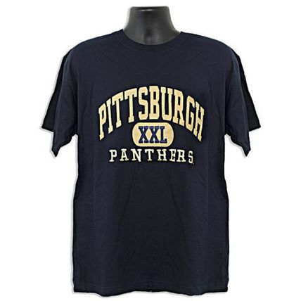 University of Pittsburgh Panthers Navy Blue Arch Shirt Medium