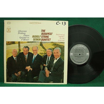 Budapest String Quartet/Serkin - Brahms: Piano Quintet In F Minor - MS 6631 - NM