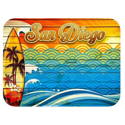 San Diego Surfing Fridge Magnet