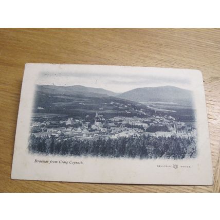 1909 fr W.R&S Postcard - Braemar from Craig Coynach - Aberdeenshire