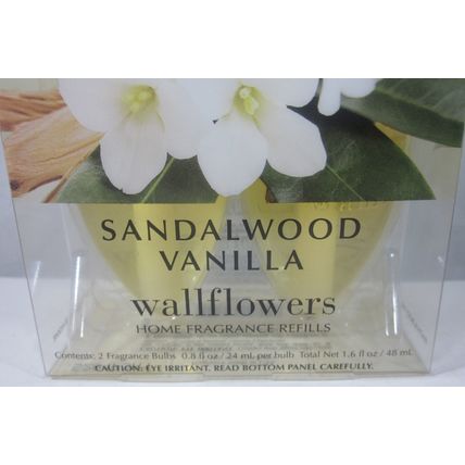 1bx/2 bulb Bath & Body Works Wallflower Diffuser Bulb Refill Sandalwood Vanilla