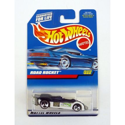 Hot Wheels Road Rocket #860 White Die-Cast Car 1998