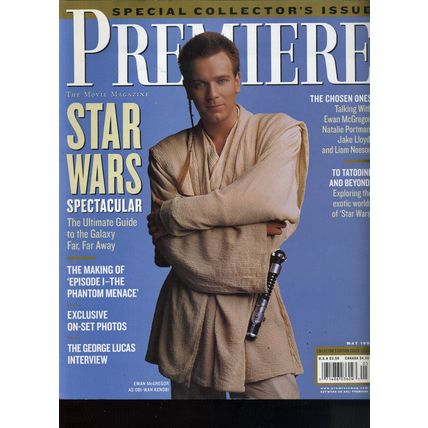 Premiere Magazine Star Wars Spectacular Cover#3/4 Ewan McGregor Obi-Wan May 99