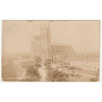 Priory Church, Bridlington, Yorkshire, c.1905-10 - Hunt's RP Postcard