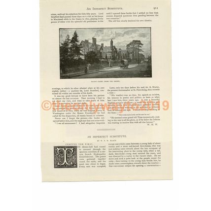 Frant Court, from Green, Sussex, Book Illustration (Print), c1893