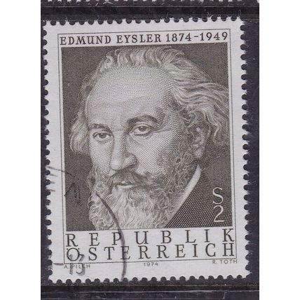 Austria 1974 Edmund Eysler 2s Fine Used SG 1718 VGC