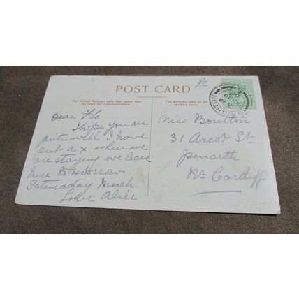 1906 fr Postcard - Busy beach scene - Brighton, Sussex