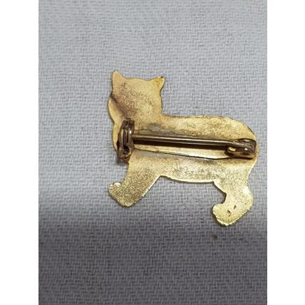 Vintage 1950's Manx Cat Badge