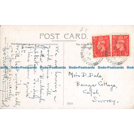 R056017 Ottery. St. Mary Church. Salmon. No 1814. 1944