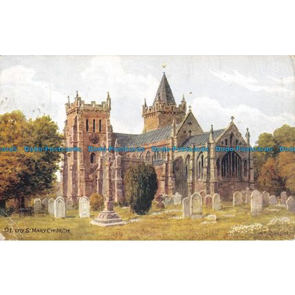 R056017 Ottery. St. Mary Church. Salmon. No 1814. 1944