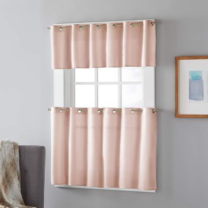 SKL Home Trio Valance-57 inches x 13 inches-Blush-NEW-SEALED-FAST SHIPPING