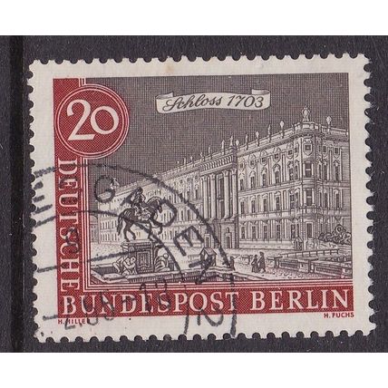 Berlin 1962 Berlin Castle 20pf Fine Used SG B216 VGC