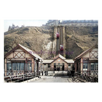 ptc3336 - Yorks - Lift up the Cliff, Saltburn-by-the-Sea, Cleveland - print 6x4