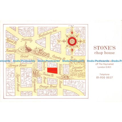D030698 Stones chop house. In Panton Street off The Haymarket. London. S. W. 1