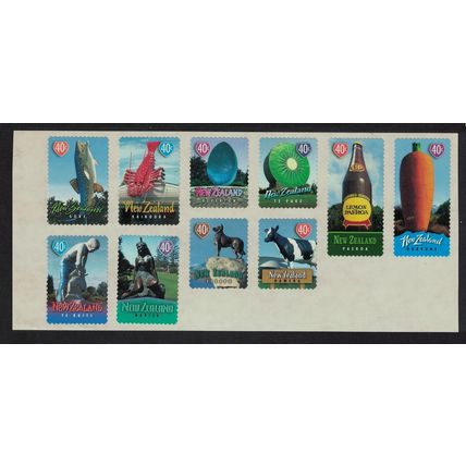 New Zealand Town Icons Self-adhesive 10v 1998 MNH SG#2196-2205