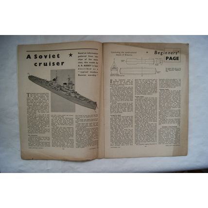 1956 Ships & Ship Models Magazine - November
