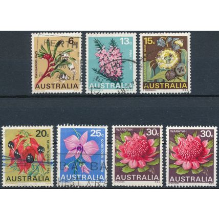 State Floral Emblems - Australia 1968/71 - FH - SG 420/5 & 425b