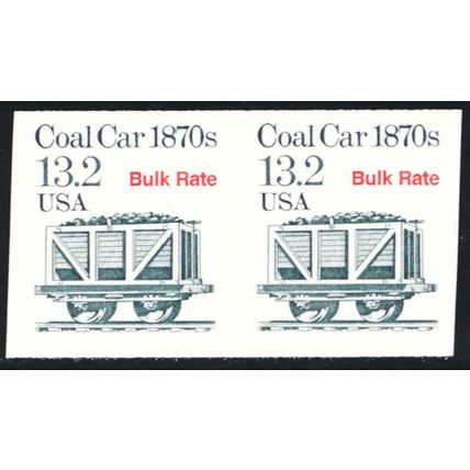 2259a, Mint VF NH 13.2¢ - Imperforate Coil Pair Error * Stuart Katz