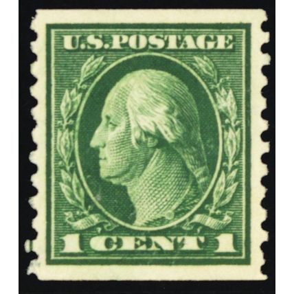 443, Mint XF LH 1¢ Coil - Very Fresh Stamp! - Stuart Katz