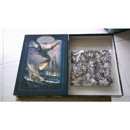THE DRAGON CHRONICLES: DRAGON SHIP Jigsaw Puzzle (1000 Piece) Paul Lamond Games