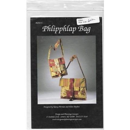 Nancy Mirman #NM272 Phlipphlap Bag Instructions in 2 Sizes 12x13.5” 20x16” ©2002